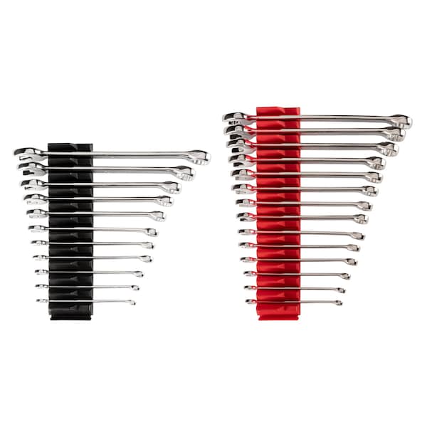 Combination Wrench Set with Modular Wrench Organizer, 25-Piece (1/4 - 3/4 in., 6 - 19 mm)